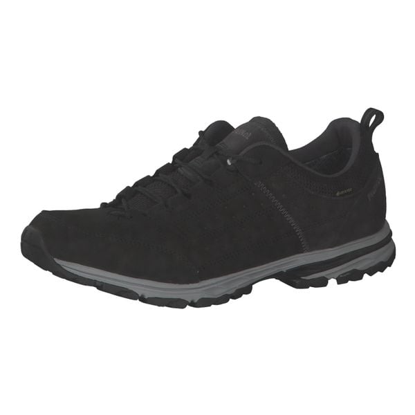 Buty turystyczne męskie niskie Meindl Durban z membrana Gore-Tex. Czarne buty zimowe męskie MEINDL, bez wzorów, z gore-texu, bez obcasa, bez zapięcia. Za 826.65 zł.