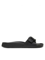 ONLY Shoes Klapki Onlcindy 15342694 Czarny. Czarne klapki damskie ONLY Shoes, bez wzorów, z tworzywa sztucznego, bez obcasa, bez zapięcia. Za 49.99 zł.