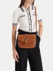 Beverly Hills Polo Club Torebka CEO-BHPC-C-014-09 Brązowy. Brązowe listonoszki damskie Beverly Hills Polo Club, bez wzorów, z materiału, bez dodatków. Za 219.99 zł.