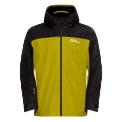 Kurtka w góry męska Jack Wolfskin Taubenberg. Żółte kurtki męskie Jack Wolfskin, m, bez wzorów, z poliesteru, klasyczne, z kapturem. Za 1,097.00 zł.