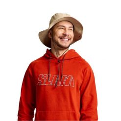 Czapka Z Daszkiem Dorosłych. Brązowe czapki damskie SLAM, bez wzorów, sportowe. Za 205.10 zł.