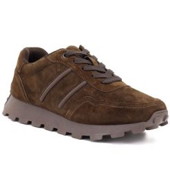 Skórzane półbuty sneakersy platformy brązowy S.Barski. Brązowe półbuty męskie S.BARSKI, bez wzorów, ze skóry, bez obcasa, bez zapięcia. Za 209.99 zł.