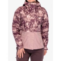Kurtka przeciwdeszczowa damska Columbia Hikebound Printed Jacket. Czerwone kurtki sportowe damskie Columbia, bez wzorów, bez ramiączek, bez kaptura, trekkingowe. Za 392.99 zł.
