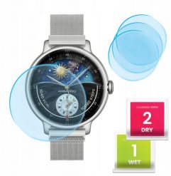 Alogy 3PAK Szkło Hartowane Uniwersalne Na Smartwatch fi 36mm Szkiełko Ochronne 9H. Brązowe zegarki smartwatch Alogy, bez wzorów. Za 25.99 zł.