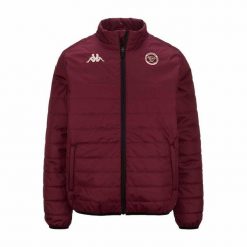 Kurtka puchowa Union Bordeaux-Bègles Arseco 8 2024/25. Brązowe kurtki męskie Kappa, bez wzorów, z dresówki, sportowe, bez kaptura. W wyprzedaży za 334.15 zł.