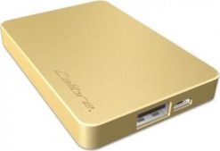 Powerbank Calibre Ultra Go Nano 2500mAh Złoty. Żółte powerbanki Calibre. Za 72.98 zł.
