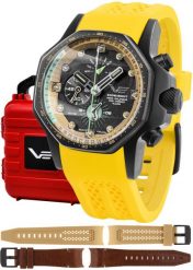 Zegarek męski Vostok Europe YM86-640C697SY żółty. Żółte zegarki męskie Vostok Europe, bez wzorów. Za 7,156.02 zł.