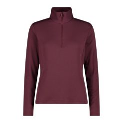 Sweter damski CMP. Fioletowe swetry nierozpinane damskie CMP, na zimę, bez wzorów, sportowe, bez kołnierzyka, bez ramiączek. Za 269.90 zł.