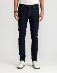 Męskie Spodnie Jeansowe MUSTANG Frisco Skinny Denim Blue 1016417 5000 940. Niebieskie jeansy męskie Mustang, z denimu. Za 199.99 zł.