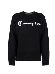 Champion Bluza "C-Neck" | HBGF88H586NJA | Mężczyzna | Czarny. Czarne bluzy męskie Champion, m, bez wzorów, z bawełny, bez ramiączek, bez kaptura. W wyprzedaży za 129.00 zł.