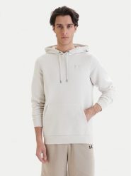Under Armour Bluza Ua Essential 1373880 Écru Regular Fit. Bluzy męskie Under Armour, m, bez wzorów, z bawełny, bez ramiączek, bez kaptura. Za 279.99 zł.