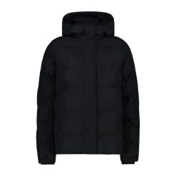 Kurtka damska turystyczna CMP 34K0706. Czarne kurtki sportowe damskie CMP, xs, bez wzorów, bez ramiączek, bez kaptura, trekkingowe. Za 439.99 zł.