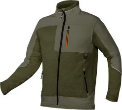 Neo Bluza softshell OUTDOOR, zielona, rozmiar XL. Zielone bluzy męskie NEO, m, bez wzorów, z softshellu, bez ramiączek, bez kaptura. Za 123.92 zł.