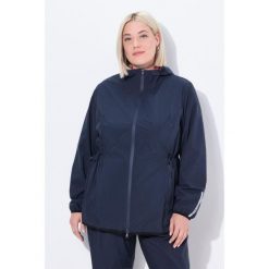 Damskie Kurtka przeciwdeszczowa woreczek podróżny wodoodporny. Niebieskie kurtki sportowe damskie Ulla Popken, plus size, bez wzorów, z materiału, bez ramiączek, bez kaptura, trekkingowe. W wyprzedaży za 311.99 zł.