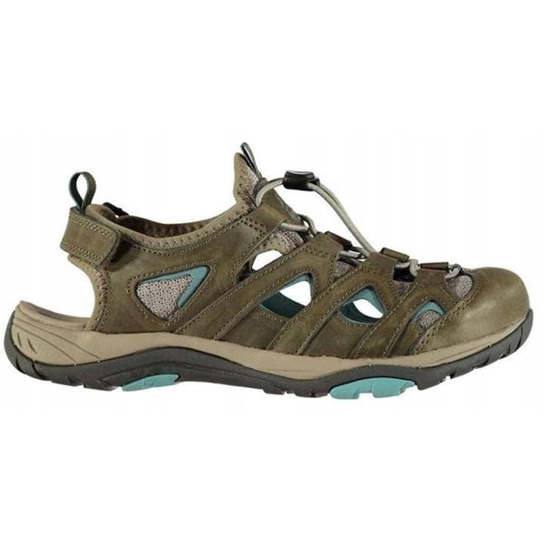 Sandały trekkingowe damskie Karrimor Auckland Lady K1021. Brązowe sandały damskie Karrimor, bez wzorów, bez obcasa, bez zapięcia. Za 190.99 zł.