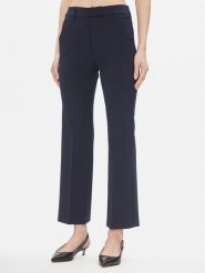 Marella Spodnie materiałowe Child 2413131061200 Granatowy Regular Fit. Niebieskie spodnie materiałowe damskie Marella, bez wzorów, z materiału. Za 389.99 zł.