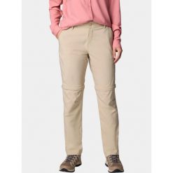 Spodnie turystyczne damskie Columbia Silver Ridge Utility. Brązowe spodnie sportowe damskie Columbia, bez wzorów, sportowe, trekkingowe. Za 469.00 zł.