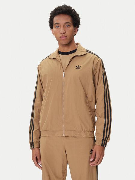 Adidas Bluza adicolor Woven Firebird JY1333 Beżowy Loose Fit. Brązowe bluzy męskie Adidas, m, bez wzorów, z syntetyku, bez ramiączek, bez kaptura. Za 239.99 zł.