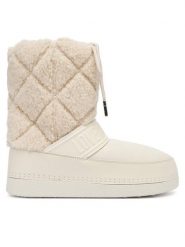 LOVE MOSCHINO Śniegowce JA24422G0NISJ12B Écru. Śniegowce damskie Love Moschino, ze skóry, bez zapięcia. Za 689.99 zł.