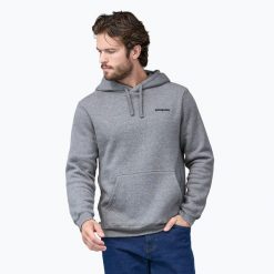 Bluza Patagonia Fitz Roy Icon Uprisal Hoody. Szare bluzy męskie Patagonia, m, bez wzorów, bez ramiączek, bez kaptura. Za 339.99 zł.