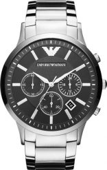 Zegarek Emporio Armani ZEGAREK MĘSKI EMPORIO ARMANI AR2460 RENATO + BOX (zi094a). Zegarki męskie Emporio Armani, bez wzorów. Za 510.69 zł.