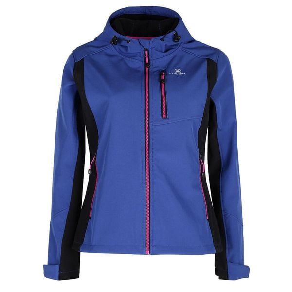 Kurtka Softshell dla Pań Athl. DPT - Wiatroodporna i Oddychająca. Czarne kurtki sportowe damskie YOA, s, bez wzorów, z polaru, bez ramiączek, bez kaptura, trekkingowe. Za 295.99 zł.