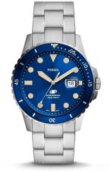Zegarek Fossil Fossil Blue FS5949 Zegarek męski 42 mm. Niebieskie zegarki męskie FOSSIL, bez wzorów. Za 371.99 zł.