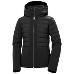 Damska kurtka narciarska Helly Hansen Avanti. Czarne kurtki sportowe damskie Helly Hansen, l, bez wzorów, bez ramiączek, bez kaptura, narciarskie. Za 1,868.50 zł.