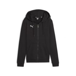 Bluza damska z kapturem Puma Team Goal 23. Czarne bluzy damskie Puma, bez wzorów, sportowe, bez ramiączek, z kapturem. Za 182.99 zł.