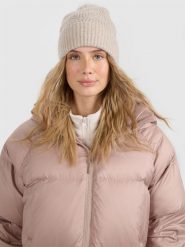 4F Czapka zimowa z pomponem damska - beżowa S. Brązowe czapki damskie 4F, na zimę, bez wzorów, z materiału, biznesowe. Za 69.99 zł.