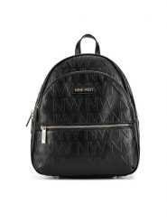 Nine West Plecak LX10046 Czarny. Czarne plecaki damskie Nine West, bez wzorów, z tworzywa sztucznego. Za 299.99 zł.