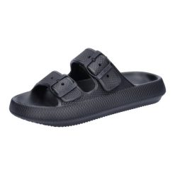 Klapki damskie CMP BELEM. Czarne klapki damskie CMP, na lato, bez wzorów, z materiału, sportowe, bez obcasa, bez zapięcia. Za 56.99 zł.