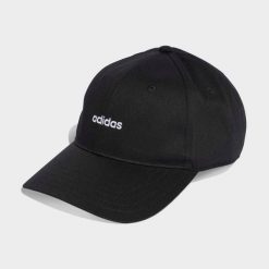 Czapka z daszkiem ADIDAS. Czarne czapki damskie Adidas, bez wzorów, klasyczne. Za 52.49 zł.