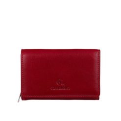 Czerwony damski portfel skórzany Canaletto z RFID – elegancja, funkcjonalność i bezpieczeństwo PD1225Cs165 GR RFID. Czerwone portfele damskie ze skóry. Za 170.00 zł.