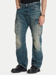 G-Star Raw Jeansy Contor 3D D27049-E358 Niebieski Regular Fit. Niebieskie jeansy męskie G-Star Raw, z bawełny, retro. Za 739.99 zł.