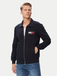 Tommy Hilfiger Bluza Brand Love MW0MW44941 Granatowy Regular Fit. Niebieskie bluzy męskie Tommy Hilfiger, l, bez wzorów, z bawełny, bez ramiączek, bez kaptura. Za 489.99 zł.