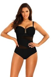 Strój kąpielowy damski jednoczęściowy plażowy Self Gold 7. Czarne stroje kąpielowe damskie SELF HEAT, s, bez wzorów, z elastanu. Za 200.99 zł.