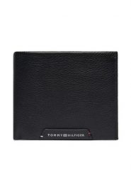 Tommy Hilfiger Portfel Th Corp Cc AM0AM14779 Czarny. Czarne portfele męskie Tommy Hilfiger, bez wzorów, ze skóry. Za 329.99 zł.