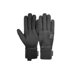 Rękawice narciarskie Reusch Power Stretch® Touch-Tec. Czarne rękawiczki damskie Reusch, bez wzorów. Za 198.50 zł.