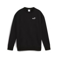 Damska luźna bluza z okrągłym dekoltem i małym logo No.1 ESS PUMA Black. Czarne bluzy damskie Puma, xl, bez wzorów, eleganckie, bez ramiączek, bez kaptura. W wyprzedaży za 144.00 zł.