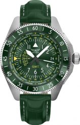Zegarek Aviator Zegarek męski V.1.37.0.309.4 zielony. Zielone zegarki męskie AVIATOR, bez wzorów. Za 2,990.00 zł.