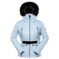 Kurtka damska narciarska Alpine Pro Dama. Niebieskie kurtki sportowe damskie Alpine Pro, na zimę, bez wzorów, bez ramiączek, bez kaptura, narciarskie. W wyprzedaży za 799.00 zł.