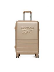 Reebok Walizka średnia CEOWB-RBK-WAL-011-CCC-M Beżowy. Brązowe walizki damskie Reebok, bez wzorów, z tworzywa sztucznego, średnie. Za 269.99 zł.