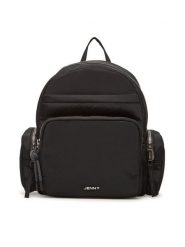 JENNY Plecak C-JNY-M-003-08 Czarny. Czarne plecaki damskie Jenny, bez wzorów, z materiału. Za 149.99 zł.