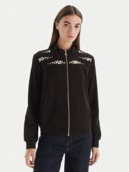 Liu Jo Sport Bluza TF5152 FS576 Czarny Regular Fit. Czarne bluzy damskie Liu Jo Sport, xxl, bez wzorów, z wiskozy, sportowe, bez ramiączek, bez kaptura. Za 719.99 zł.