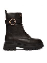 U.S. Polo Assn. Trapery EO-SVETA002W/GY1 Brązowy. Brązowe trapery damskie U.S. Polo Assn., ze skóry, bez zapięcia. Za 329.99 zł.