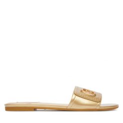 Klapki Liu Jo. Żółte klapki damskie Liu Jo, bez wzorów, bez obcasa, bez zapięcia. Za 419.99 zł.