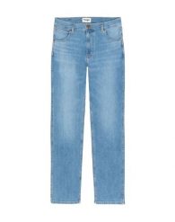 WRANGLER GREENSBORO MĘSKIE SPODNIE JEANSOWE JEANSY DŻINSY LIME LIGHT 112339304 W15Q007144. Zielone jeansy męskie Wrangler, z jeansu. Za 229.99 zł.