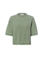 Msch Copenhagen sweter z dzianiny z krótkim rękawem - MSCHCatina Pilla Kobiety zielony, XS/S. Zielone swetry nierozpinane damskie MSCH Copenhagen, na lato, s, bez wzorów, z dzianiny, bez kołnierzyka, bez ramiączek. Za 229.95 zł.