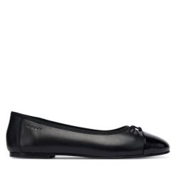 Baleriny Gant. Czarne balerinki damskie GANT, bez wzorów, bez obcasa, bez zapięcia. Za 329.99 zł.